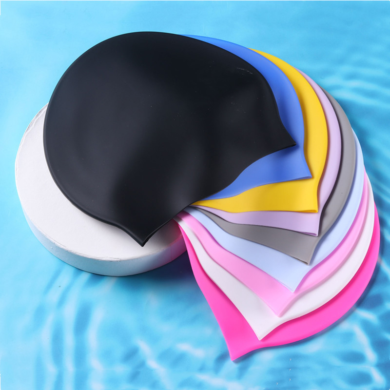 Swim Hat Silicone - 1 Pcs Silicone Swimming Cap Men