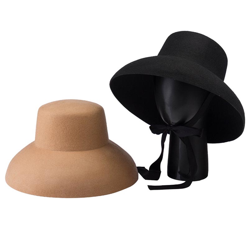 Retro Style Pure Wool Hat Wide – Fedora Hat Wool Bewertung und Preis