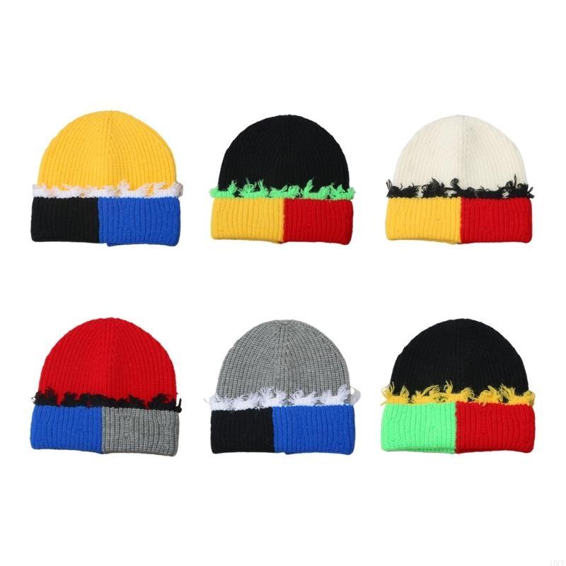 Korean Version Color Matching  – Beanie Cuffed Knit Bewertung und Preis