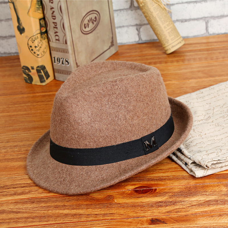 2025 Men Winter Thick Warm Fel – Fedora Hat Wool Bewertung und Preis