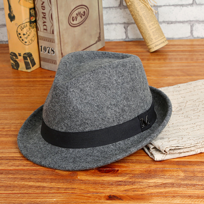 2025 Men Winter Thick Warm Fel – Fedora Hat Wool Bewertung und Preis