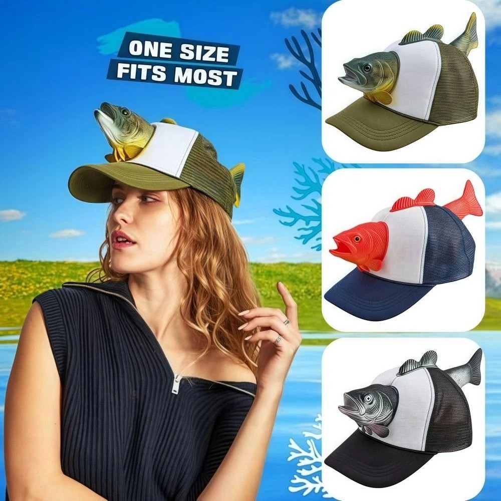 Funny 3D Fish Animal Trucker H – Trucker Cap Mesh Bewertung und Preis