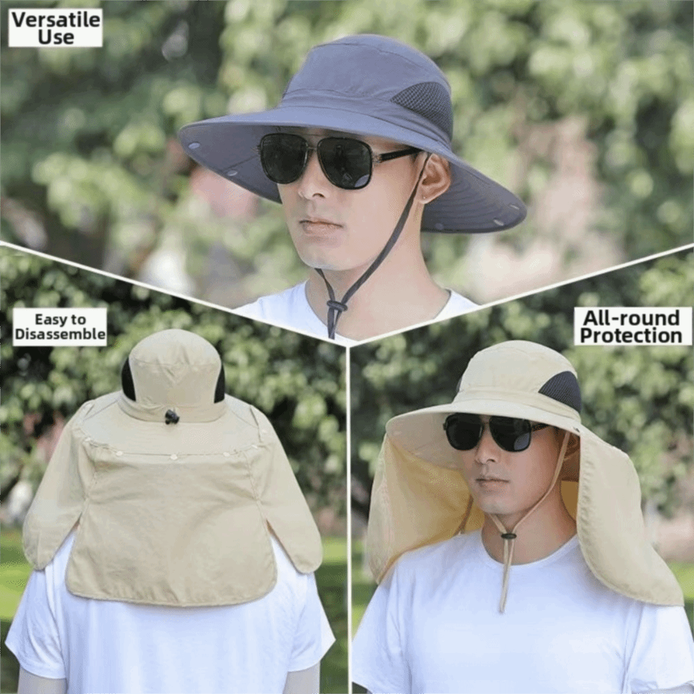Fashion Cloth Men Sun Hat Big  – Bucket Hat Cotton Bewertung und Preis
