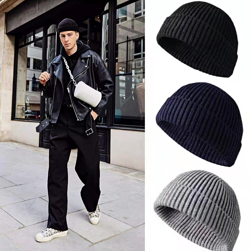 Winter Warm Unisex Wool Beanie – Beanie Cuffed Knit Bewertung und Preis
