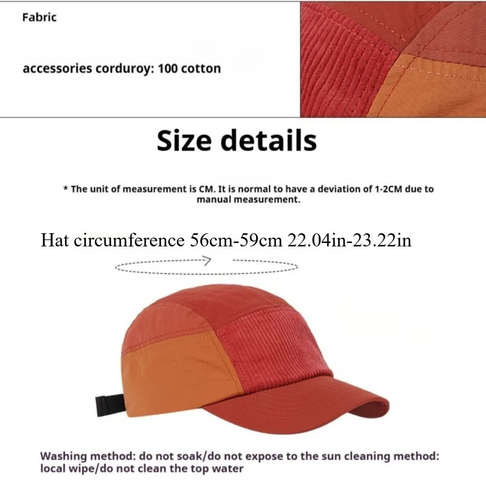 5 Panel Street Style Workwear  – Corduroy Cap 5 Panel Bewertung und Preis
