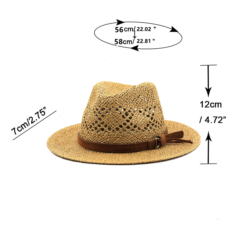 Hollow Men Raffia straw hat St – Cowboy Hat Straw Bewertung und Preis