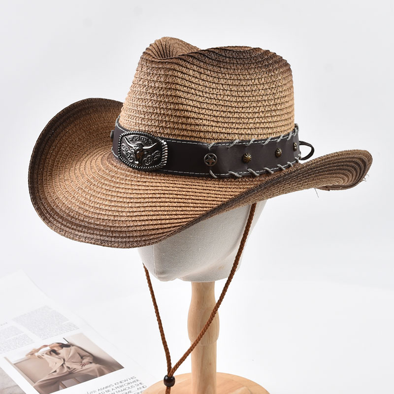 Summer Western Cowboy Straw Ha – Cowboy Hat Straw Bewertung und Preis