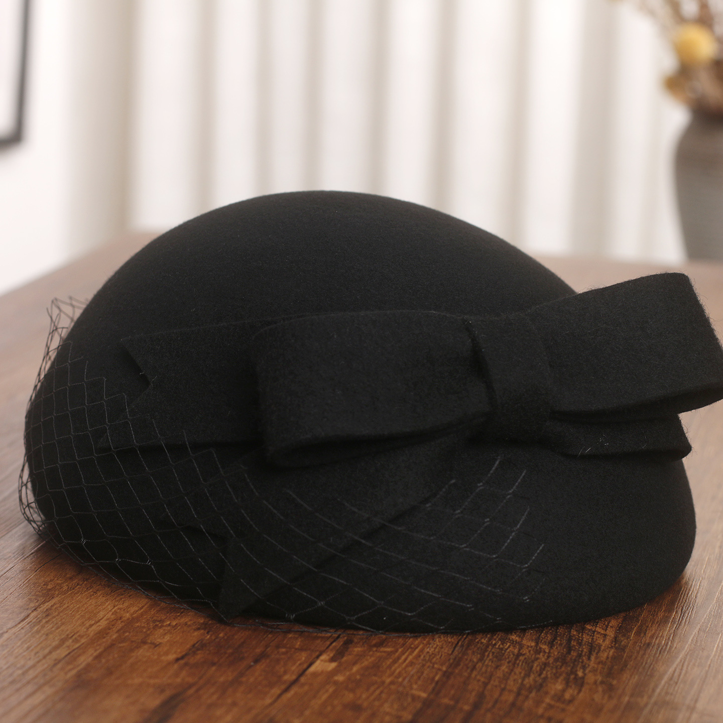 French Elegant Mesh-Bow Wool B – Beret French Wool Bewertung und Preis