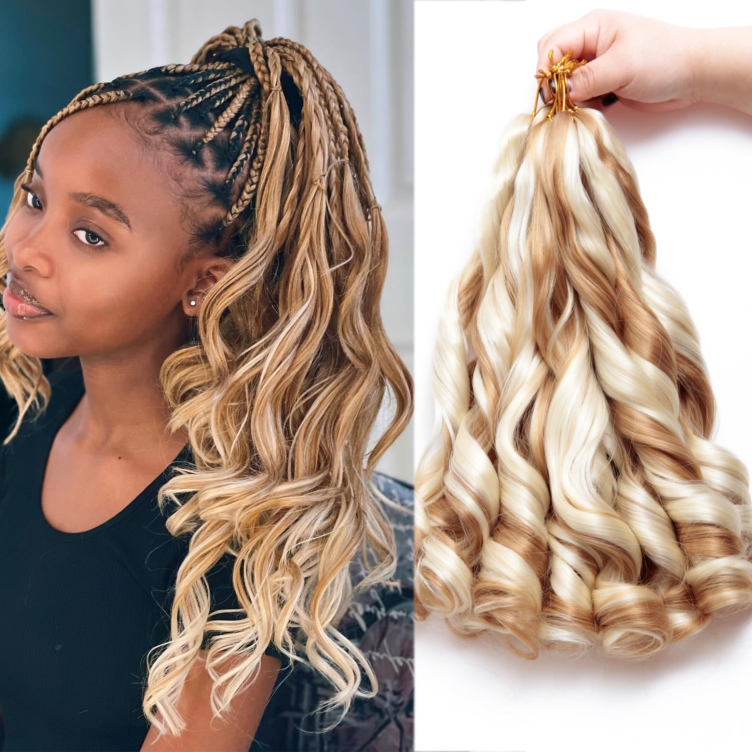 French Curly Braiding Hair 8 P – Beret French Wool Bewertung und Preis