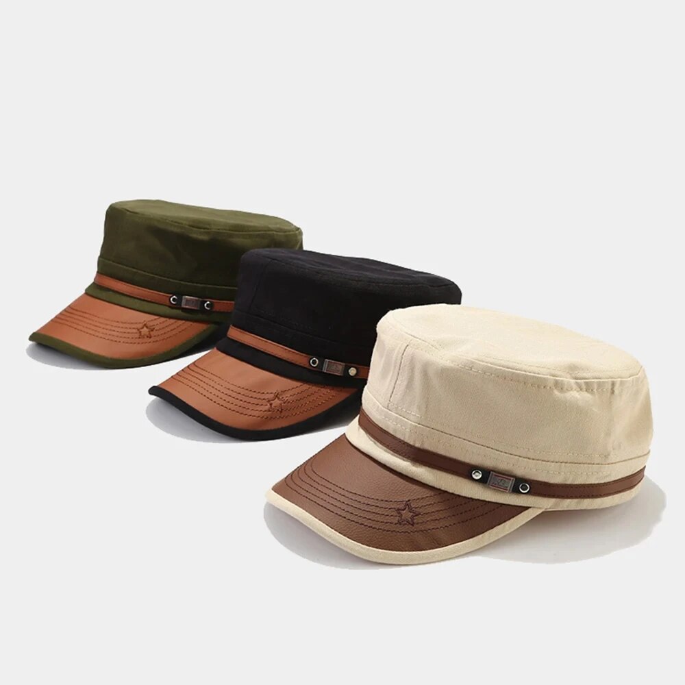 Casual Cadet Hat Man Flat Top  – Dad Hat Cotton Bewertung und Preis