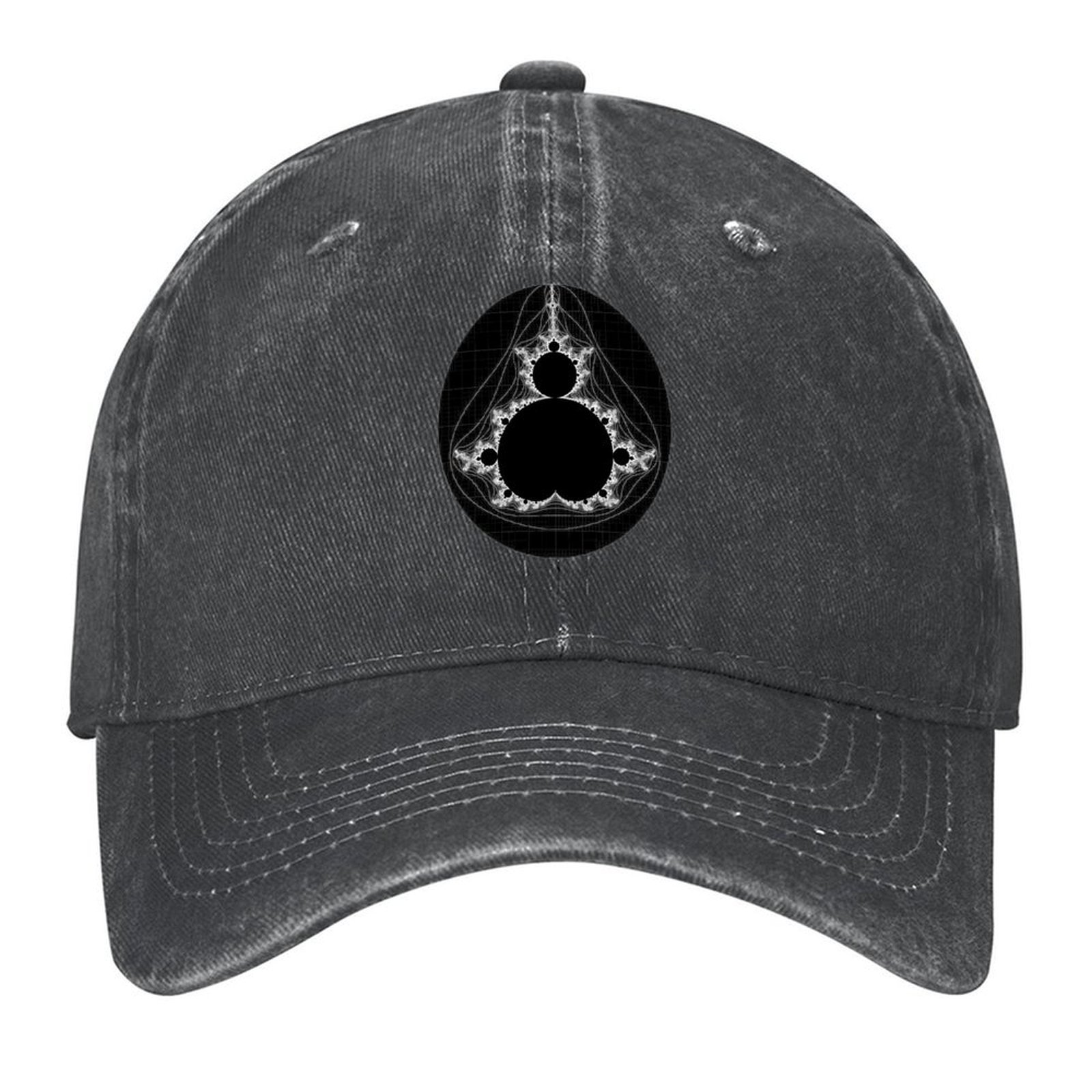 White - Linear Mandelbrot Base – Golf Cap Dad Bewertung und Preis