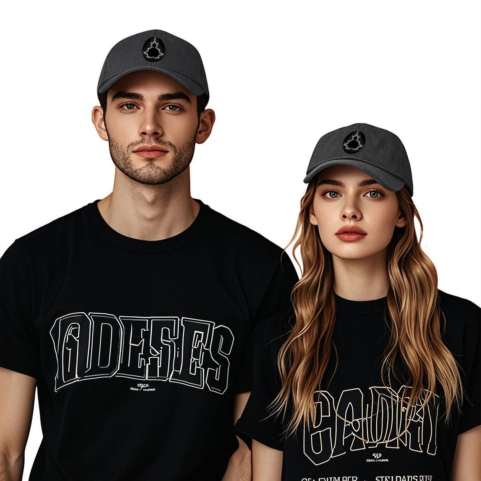 White - Linear Mandelbrot Base – Golf Cap Dad Bewertung und Preis