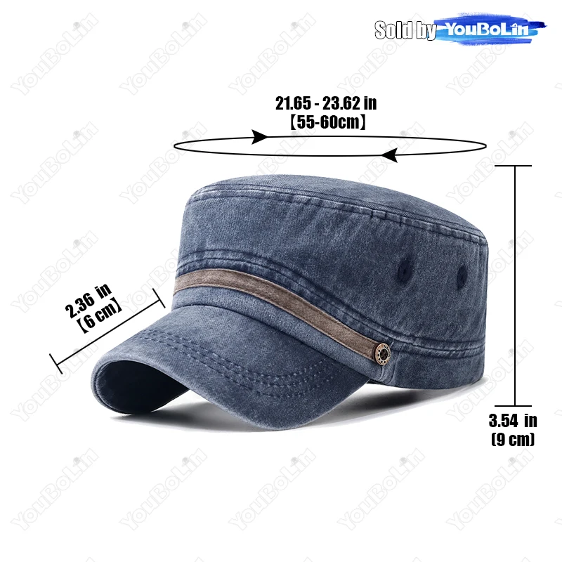 Washed hat, old cotton flat ha – Dad Hat Cotton Bewertung und Preis