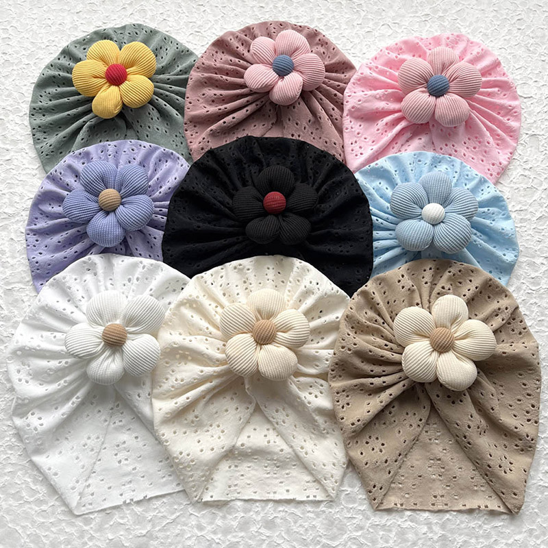 3D Flower Baby Turban Cap Summ – Dad Hat Cotton Bewertung und Preis