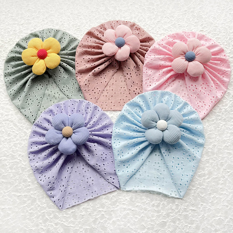 3D Flower Baby Turban Cap Summ – Dad Hat Cotton Bewertung und Preis