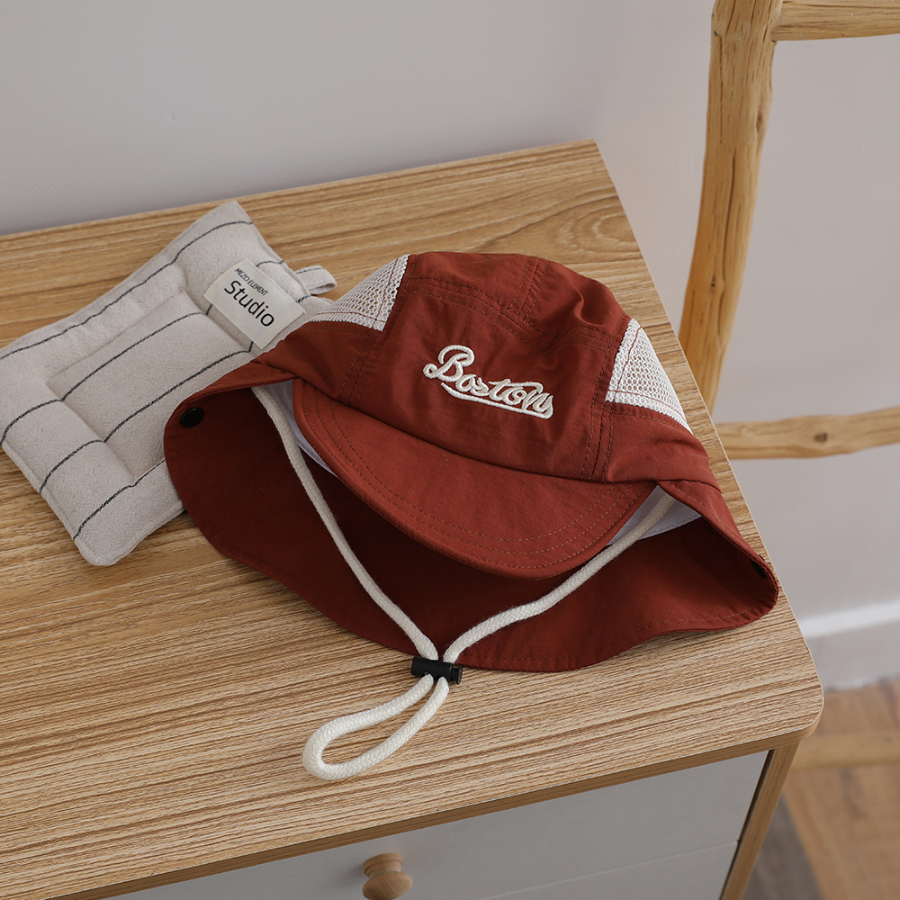 Letter Embroidered Baby Sun Ha – Bucket Hat Cotton Bewertung und Preis