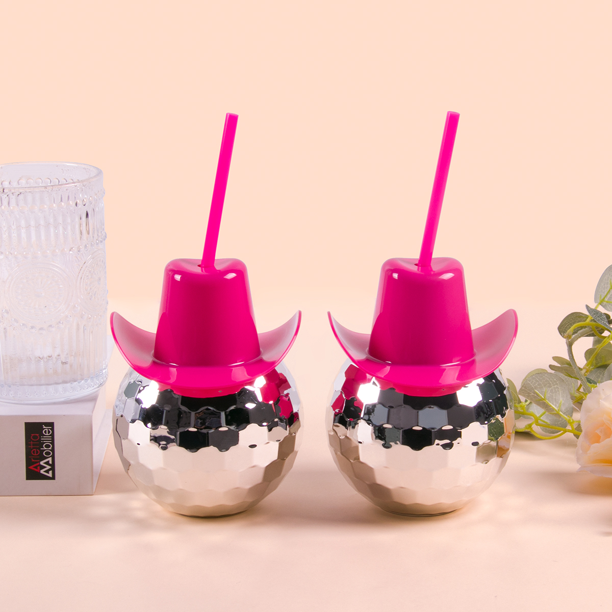Disco Ball Cups Cowboy hat Dis – Cowboy Hat Straw Bewertung und Preis