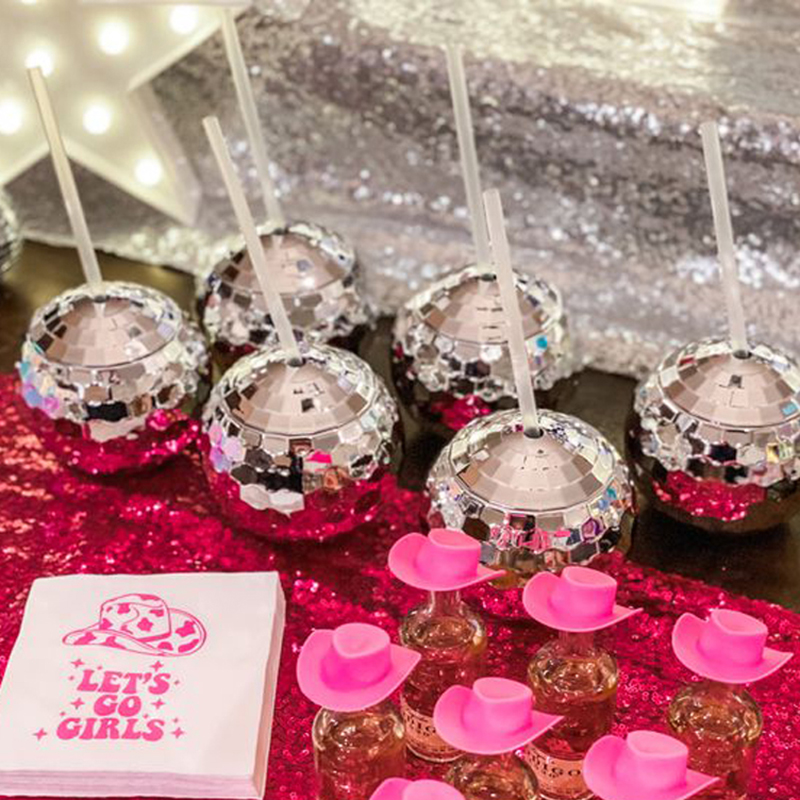 Disco Ball Cups Cowboy hat Dis – Cowboy Hat Straw Bewertung und Preis