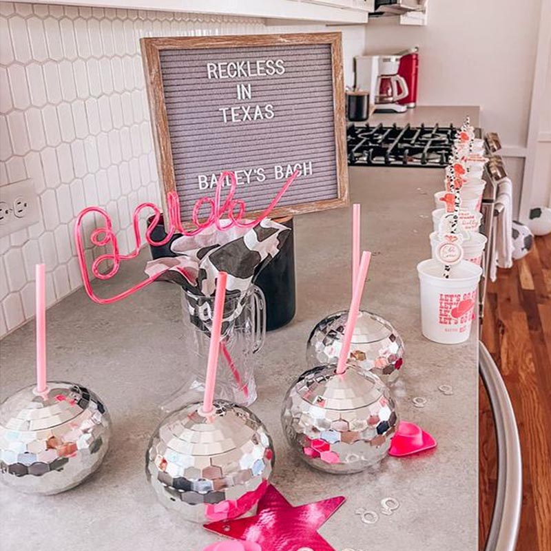 Disco Ball Cups Cowboy hat Dis – Cowboy Hat Straw Bewertung und Preis
