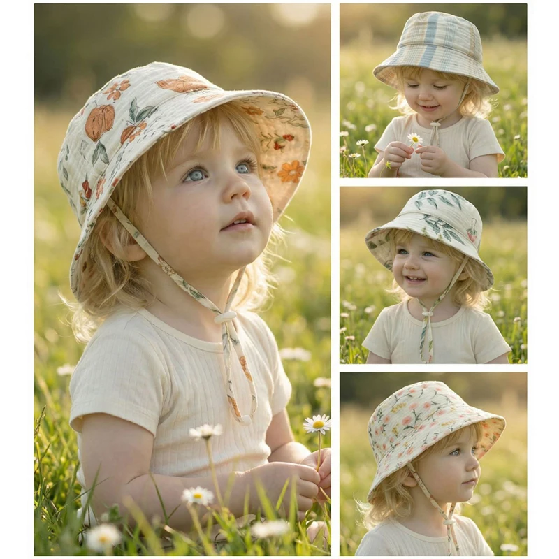 Muslin Baby Summer Hat Adjusta – Bucket Hat Cotton Bewertung und Preis