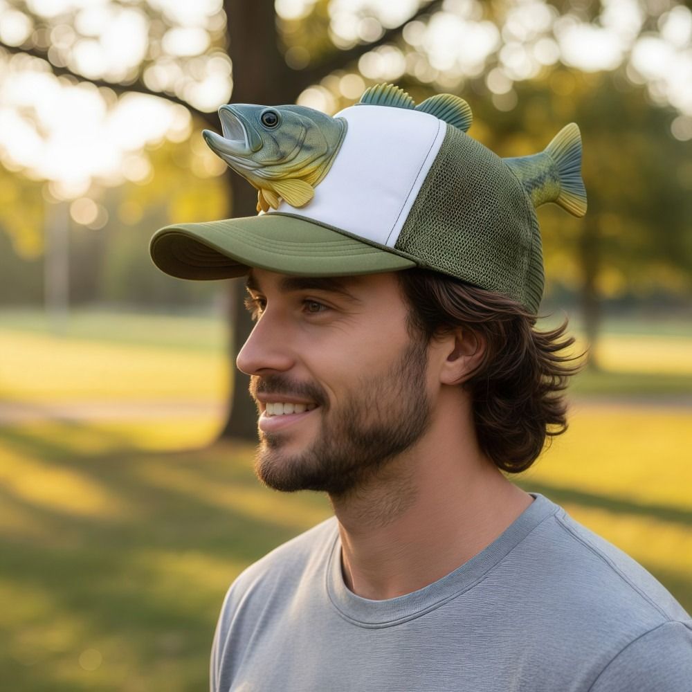 Funny 3D Fish Animal Trucker H – Trucker Cap Mesh Bewertung und Preis