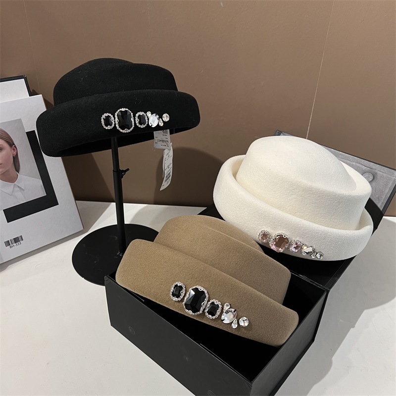 High quality rhinestone wool t – Fedora Hat Wool Bewertung und Preis