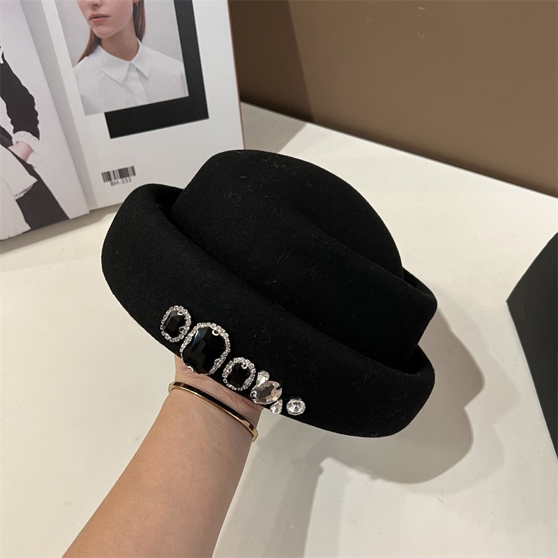 High quality rhinestone wool t – Fedora Hat Wool Bewertung und Preis