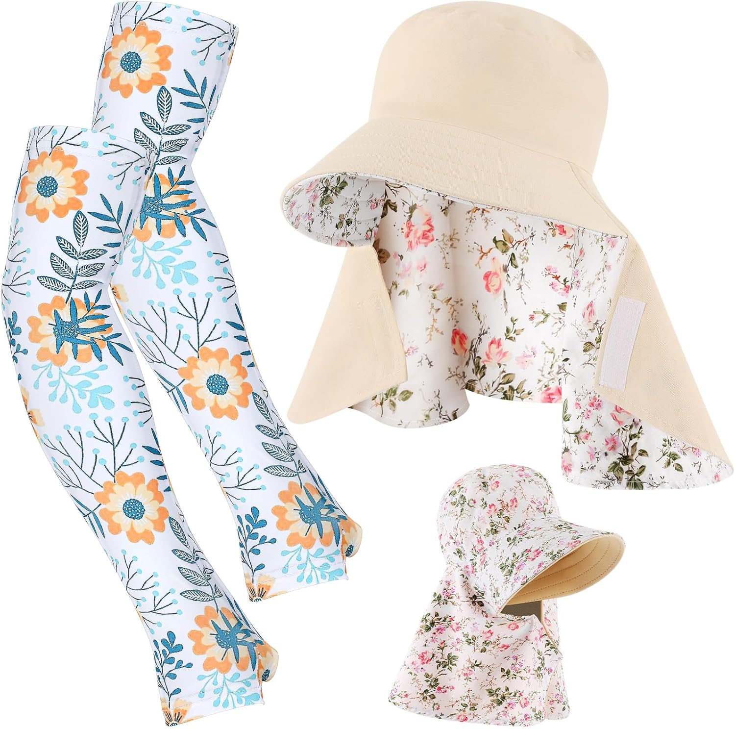2 Pcs Floral Garden Hat for Wo – Sun Hat Wide Brim Bewertung und Preis