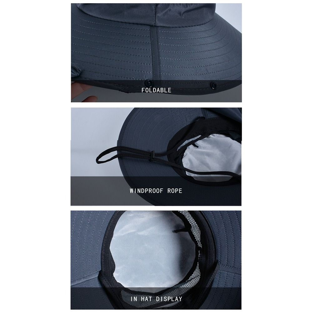 Fashion Cloth Men Sun Hat Big  – Bucket Hat Cotton Bewertung und Preis