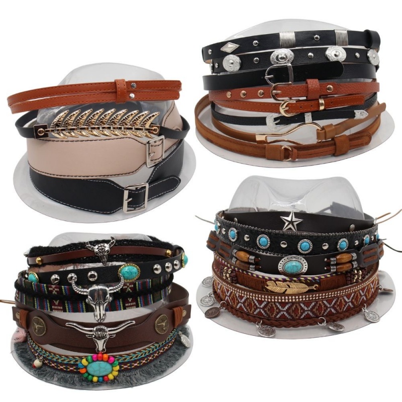 Retro Ethnic Style Belt, Headb – Cowboy Hat Straw Bewertung und Preis