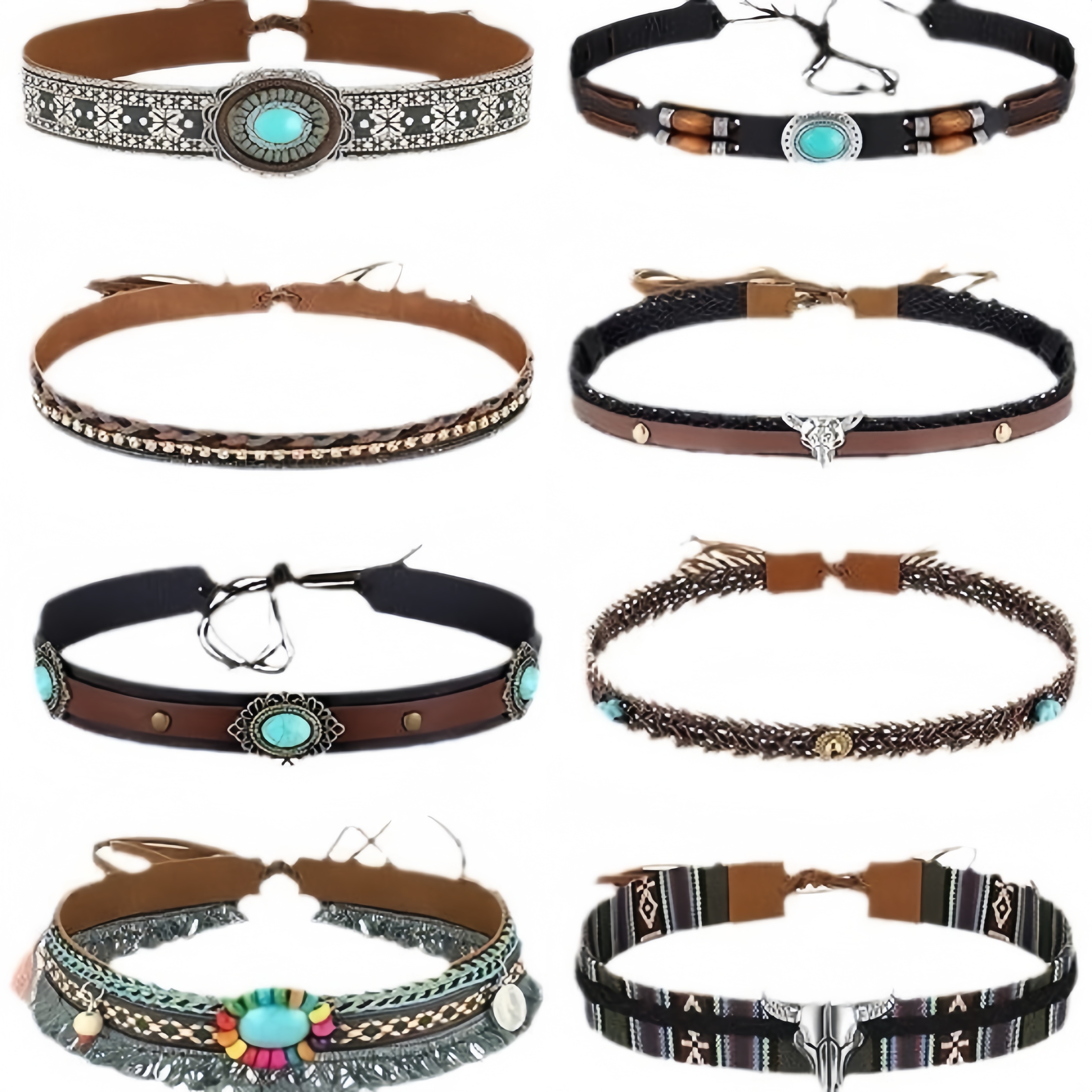 Retro Ethnic Style Belt, Headb – Cowboy Hat Straw Bewertung und Preis