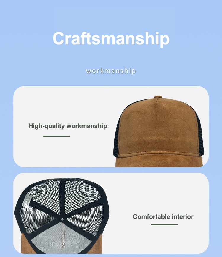 Suede Mesh Baseball Cap Men Ca – Trucker Cap Mesh Bewertung und Preis