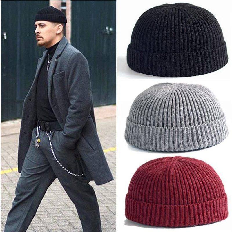 Winter Knitted Hat Warm Outdoo – Beanie Cuffed Knit Bewertung und Preis