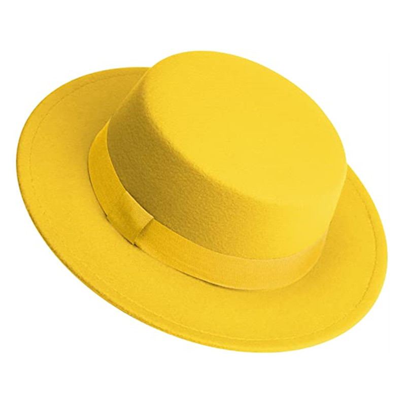 Men Women White Fedora Hat Fla – Fedora Hat Wool Bewertung und Preis