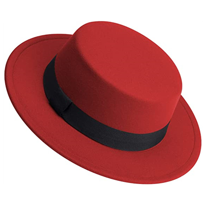 Men Women White Fedora Hat Fla – Fedora Hat Wool Bewertung und Preis