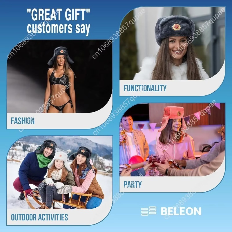 BELEON Ushanka Russian Fur Hat – Winter Trapper Hat Bewertung und Preis