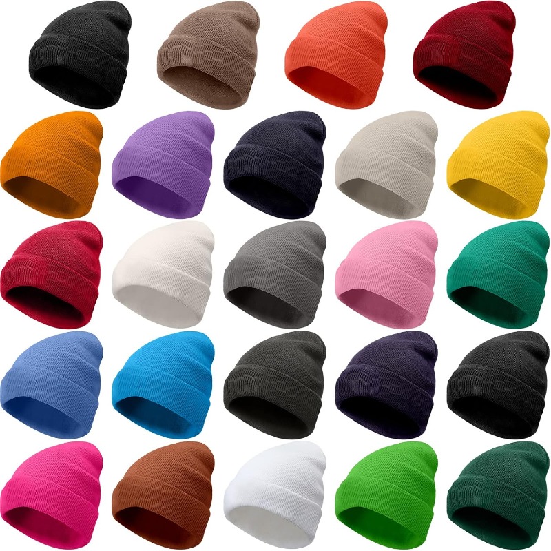 1pc Winter Warm Thick Beanie H – Beanie Cuffed Knit Bewertung und Preis