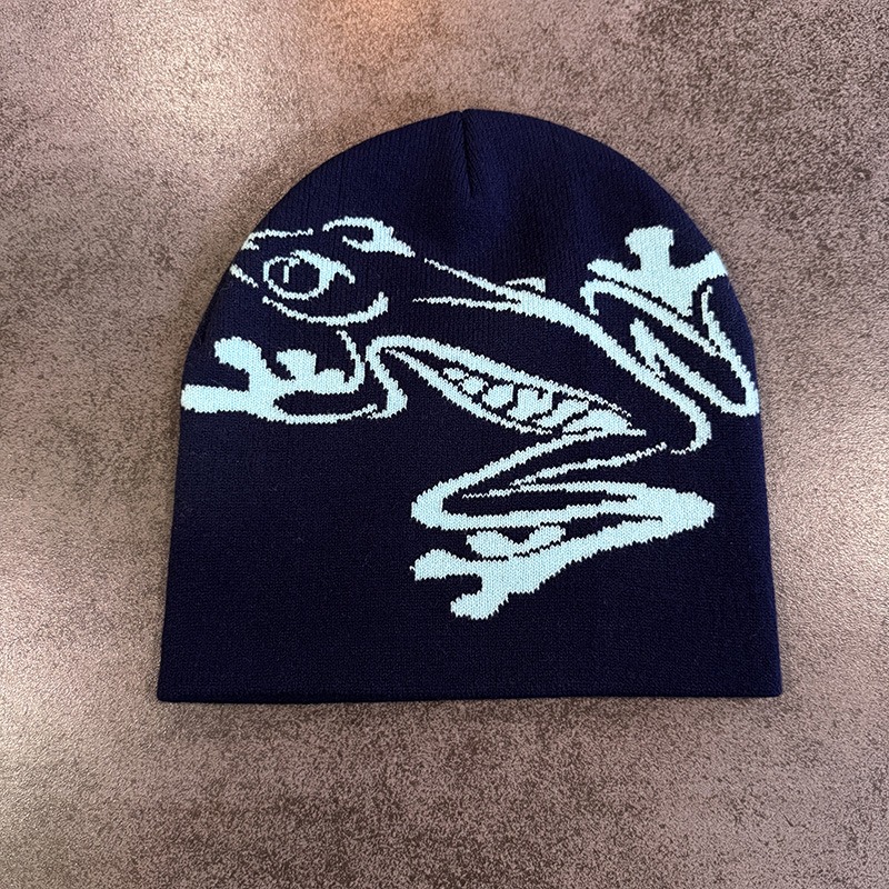 Tree Frog Print Beanie Men Wom – Beanie Cuffed Knit Bewertung und Preis