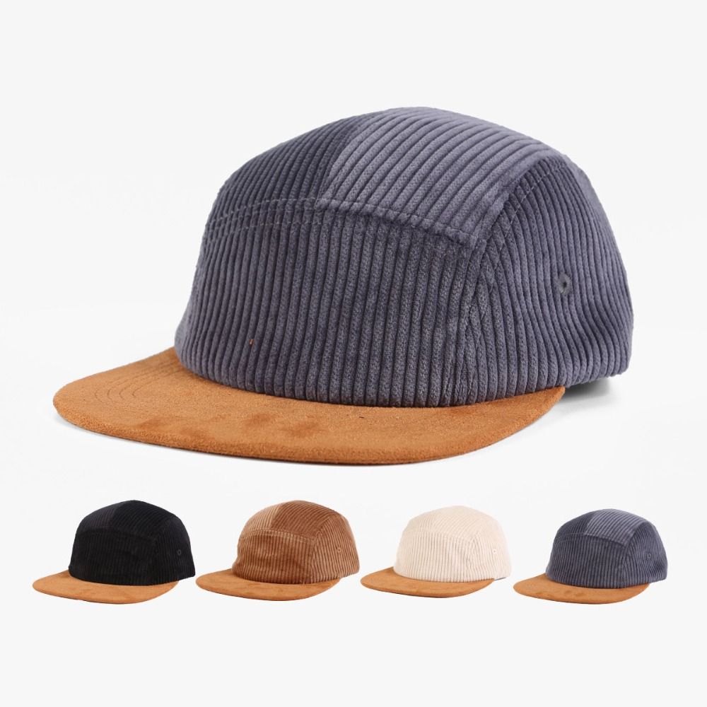 Versatile Retro Flat Brim Base – Corduroy Cap 5 Panel Bewertung und Preis