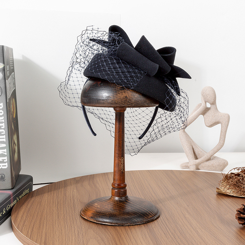 French Black Beret Fascinator  – Beret French Wool Bewertung und Preis