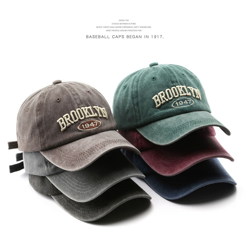 Retro brooklyn Letter Embroide – Baseball Cap Structured Bewertung und Preis