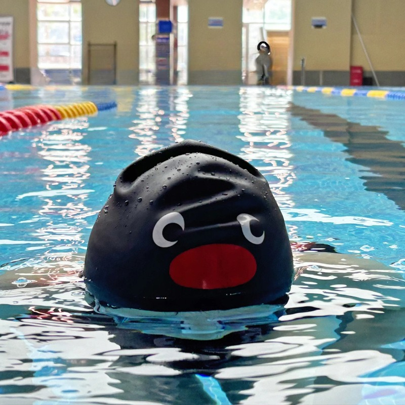 Funny Penguin Swim Cap for Adu – Swim Hat Silicone Bewertung und Preis