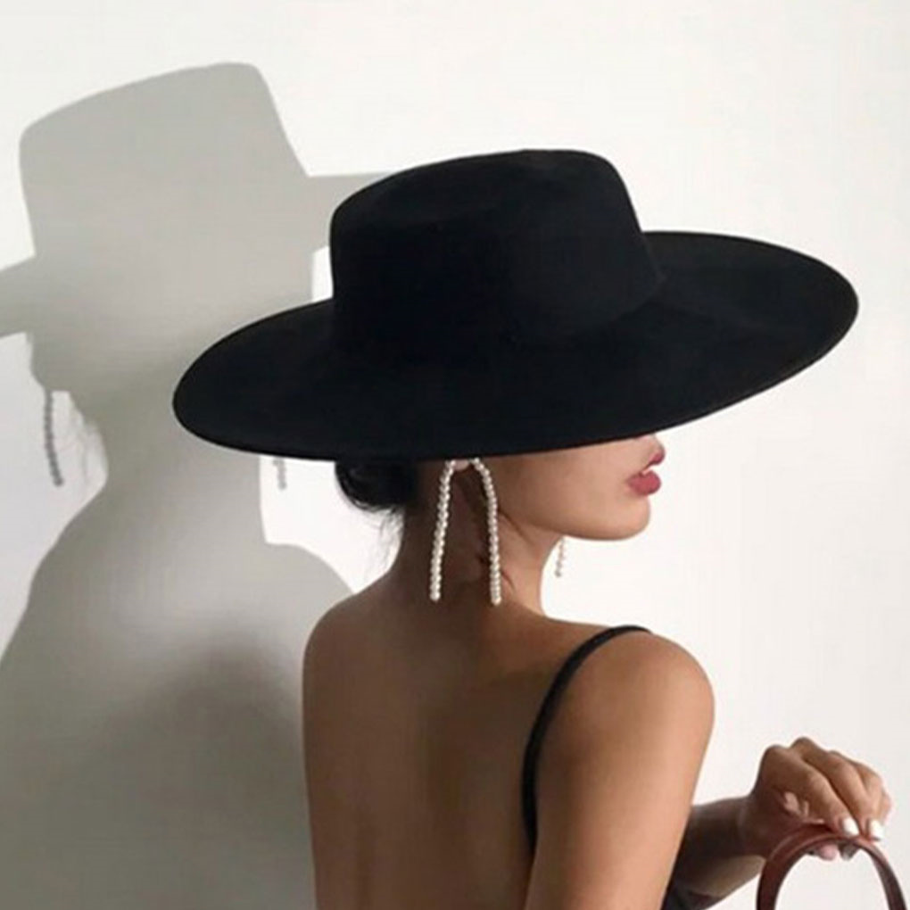 French Ladies Fedoras Top Bow  – Fedora Hat Wool Bewertung und Preis