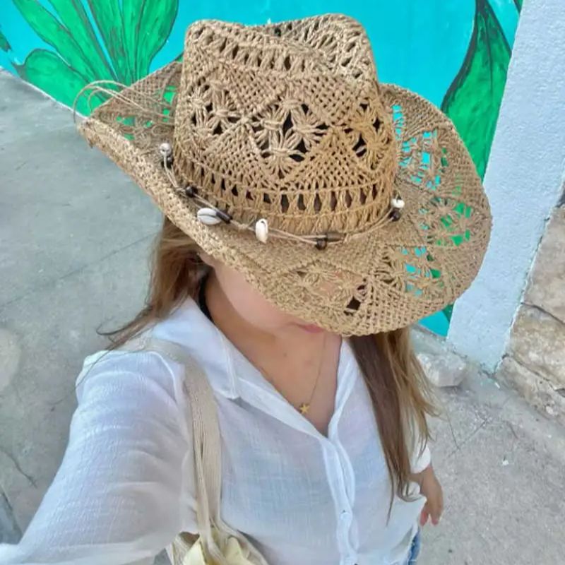 Summer Straw Hat Beach Women M – Cowboy Hat Straw Bewertung und Preis