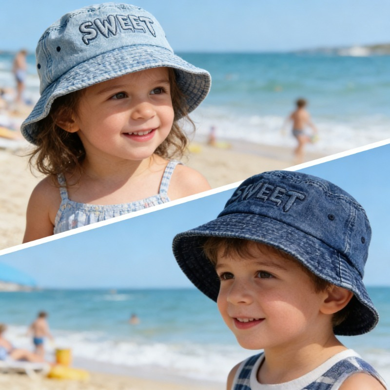 Japanese Retro Kids Bucket Hat – Bucket Hat Cotton Bewertung und Preis