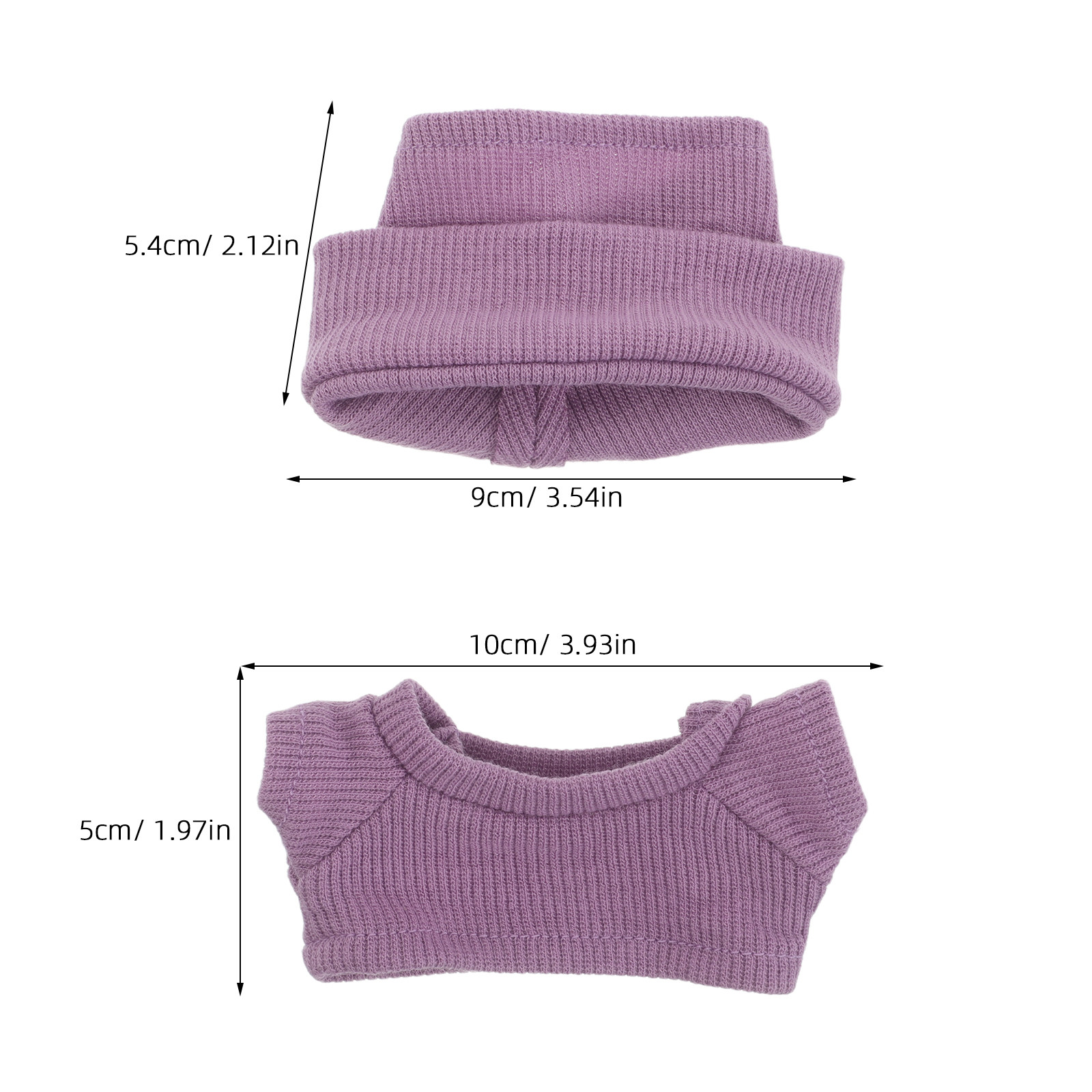 1Set Mini Clothes for 10Cm Kni – Beanie Cuffed Knit Bewertung und Preis