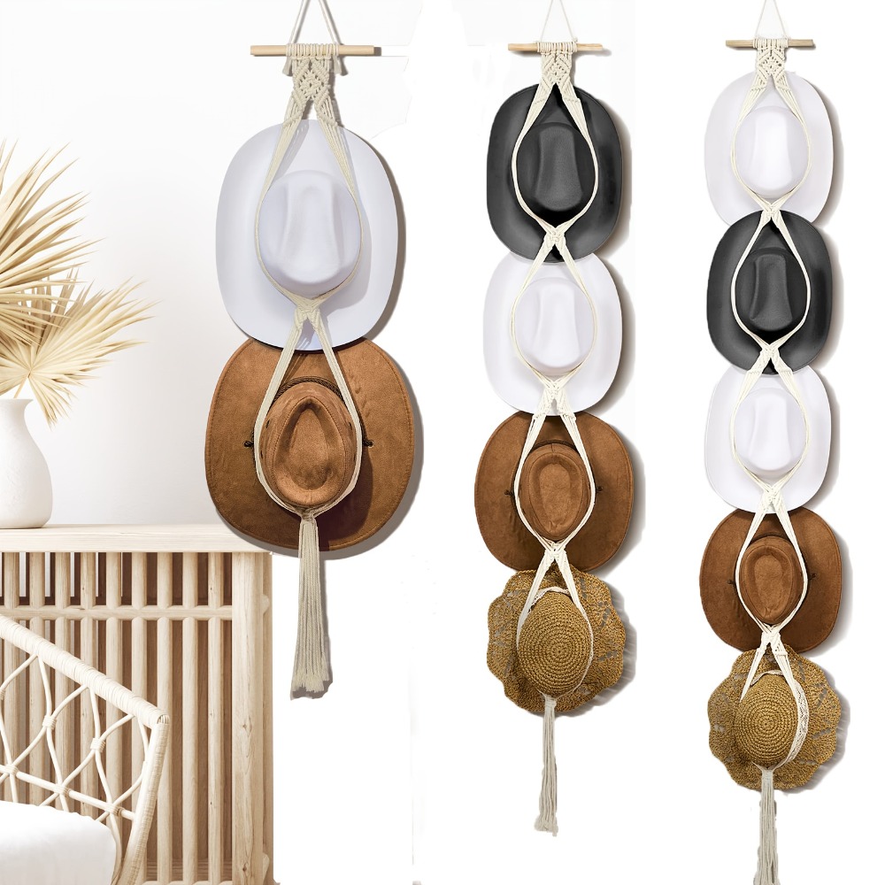 Bohemian Macrame Hat Hanger Ha – Sun Hat Wide Brim Bewertung und Preis