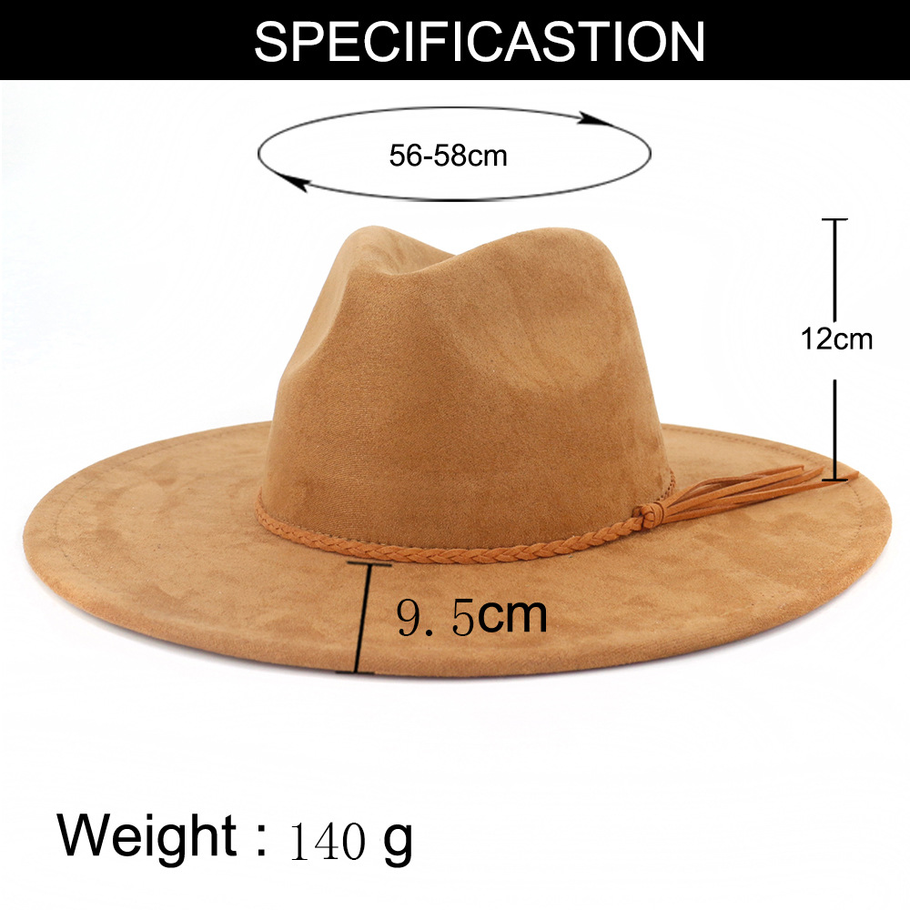 Vegan Suede Hat Teardrop shape – Fedora Hat Wool Bewertung und Preis