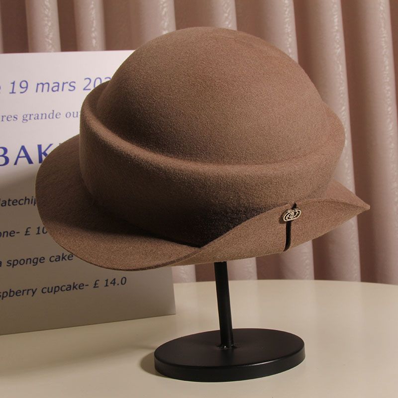 Wool Felt Sun Hats Round Top K – Fedora Hat Wool Bewertung und Preis