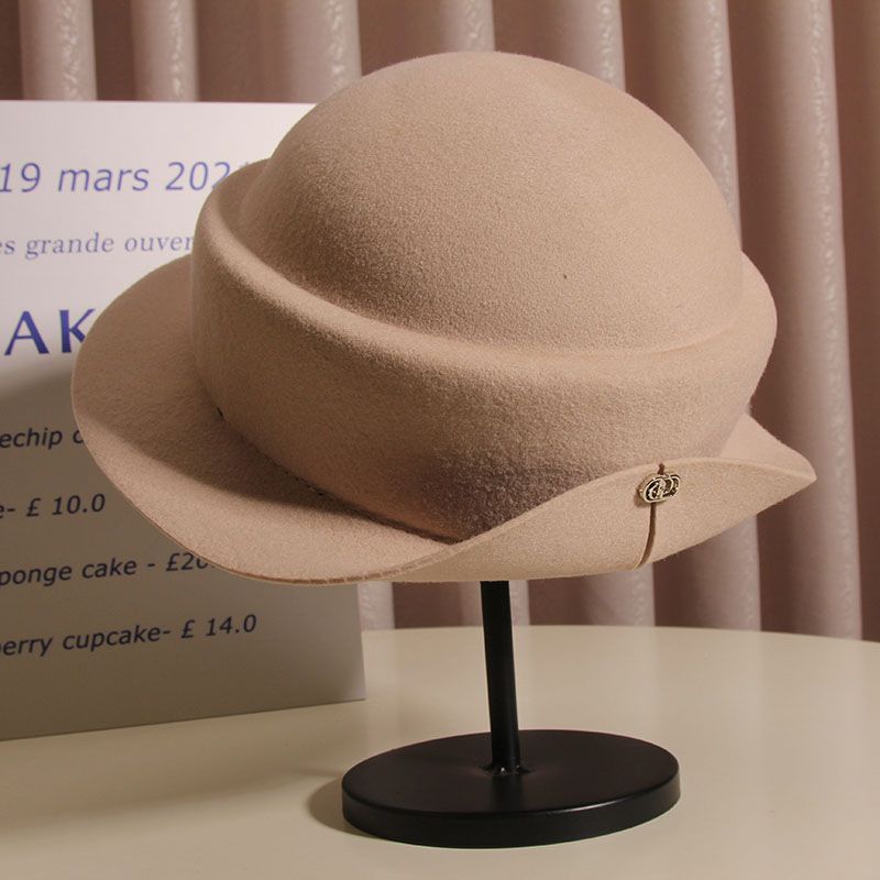Wool Felt Sun Hats Round Top K – Fedora Hat Wool Bewertung und Preis